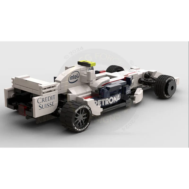 

MOC-82731New ClassicF1.08Formula Racing Car Building Block Model271Pieces,Birthday Building Block Toy Gift for Boys and Children