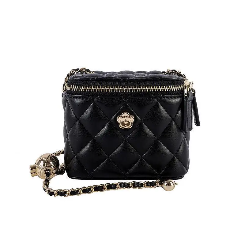 2024 new mini shoulder bag Camellia lingeries chain box small bag for women shoulder bag crossbody bag image 5