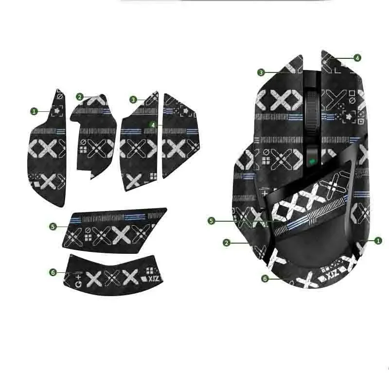 1 Set Handmade Lizard Skin Mouse Grip Tape ，For Razer Basilisk X Hyperspeed Wireless Ultimate V2 V3 – Non-Slip Sweat-Absorbent