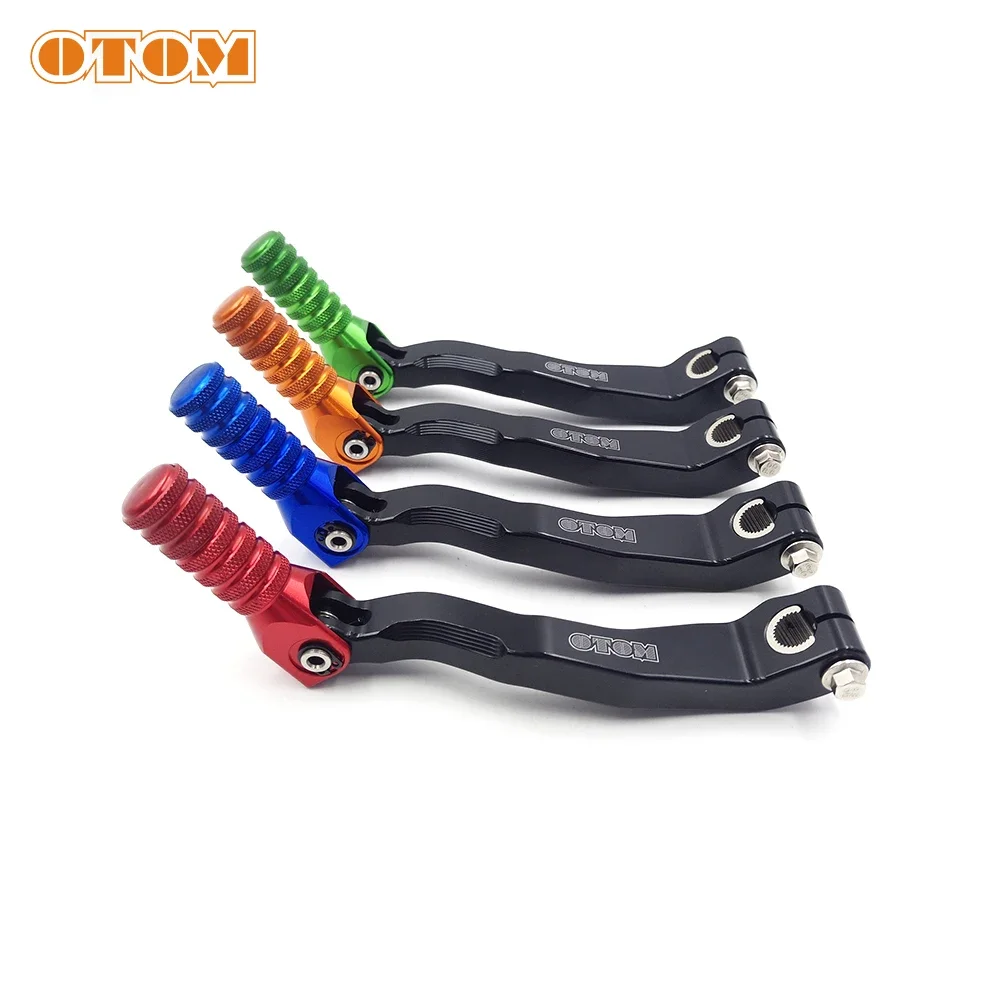 OTOM Motorcycle CNC Folding Aluminum Gear Shift Lever For KAYO T2 T4 ZONGSHEN NC250 AVANTIS ENDURO ATV Pit Dirt Bike Gear Lever