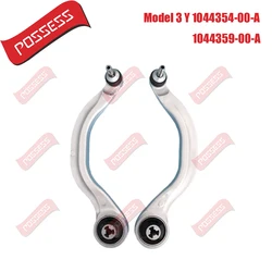 A Pair of Front Lower Suspension Curve Control Arm For Tesla Model 3 5YJ3 Model Y 5YJY 2017-/,OE 1044354-00-A 1044359-00-A
