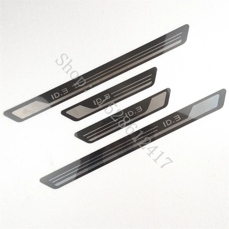 For VW Volkswagen ID.3 ID3 2020~2025 car door sill protector Thresholds car door guard Stickers Accessories door edg guard