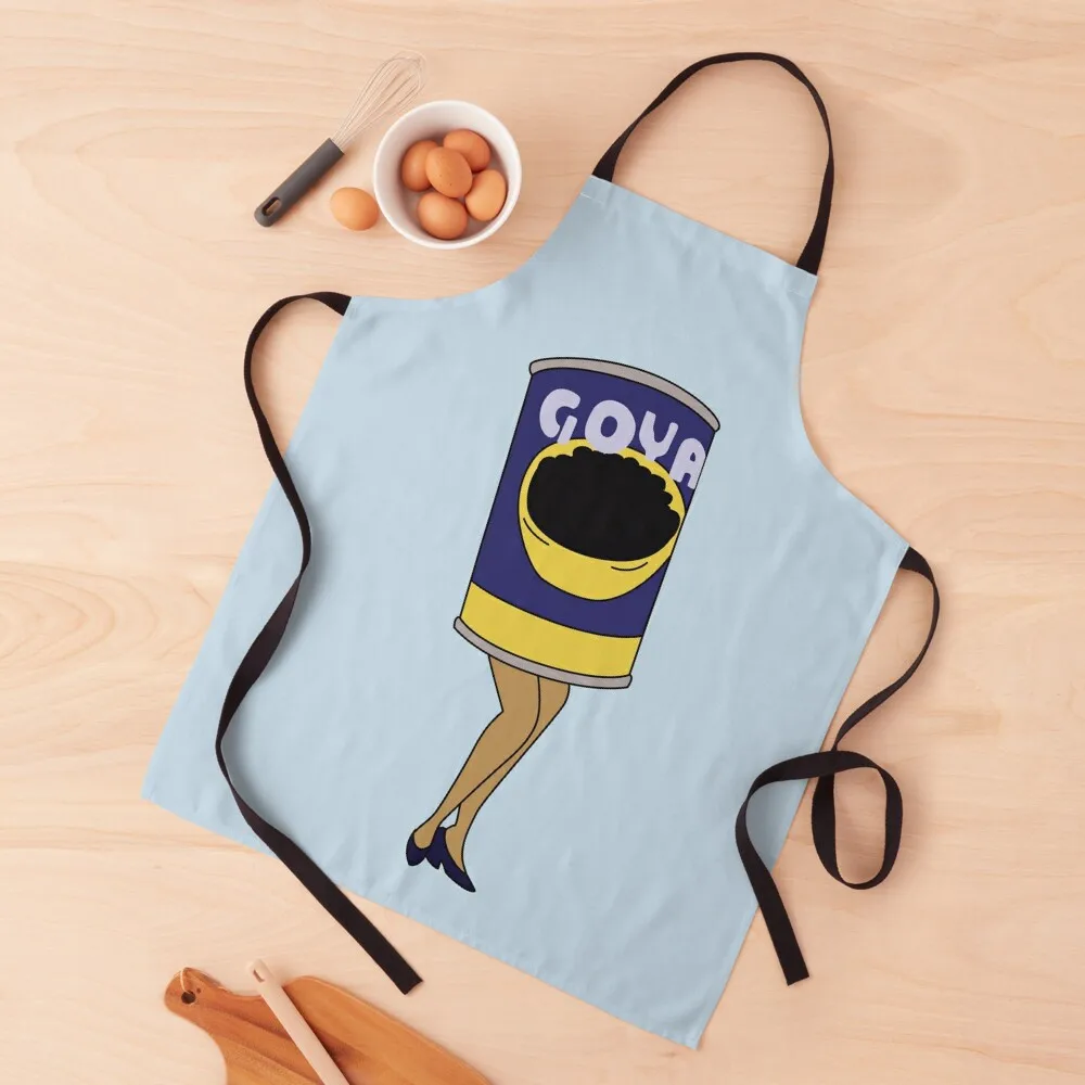

Goya Beans Mascot Apron Chef Uniform Women men's barbecue chefs beauty master Apron