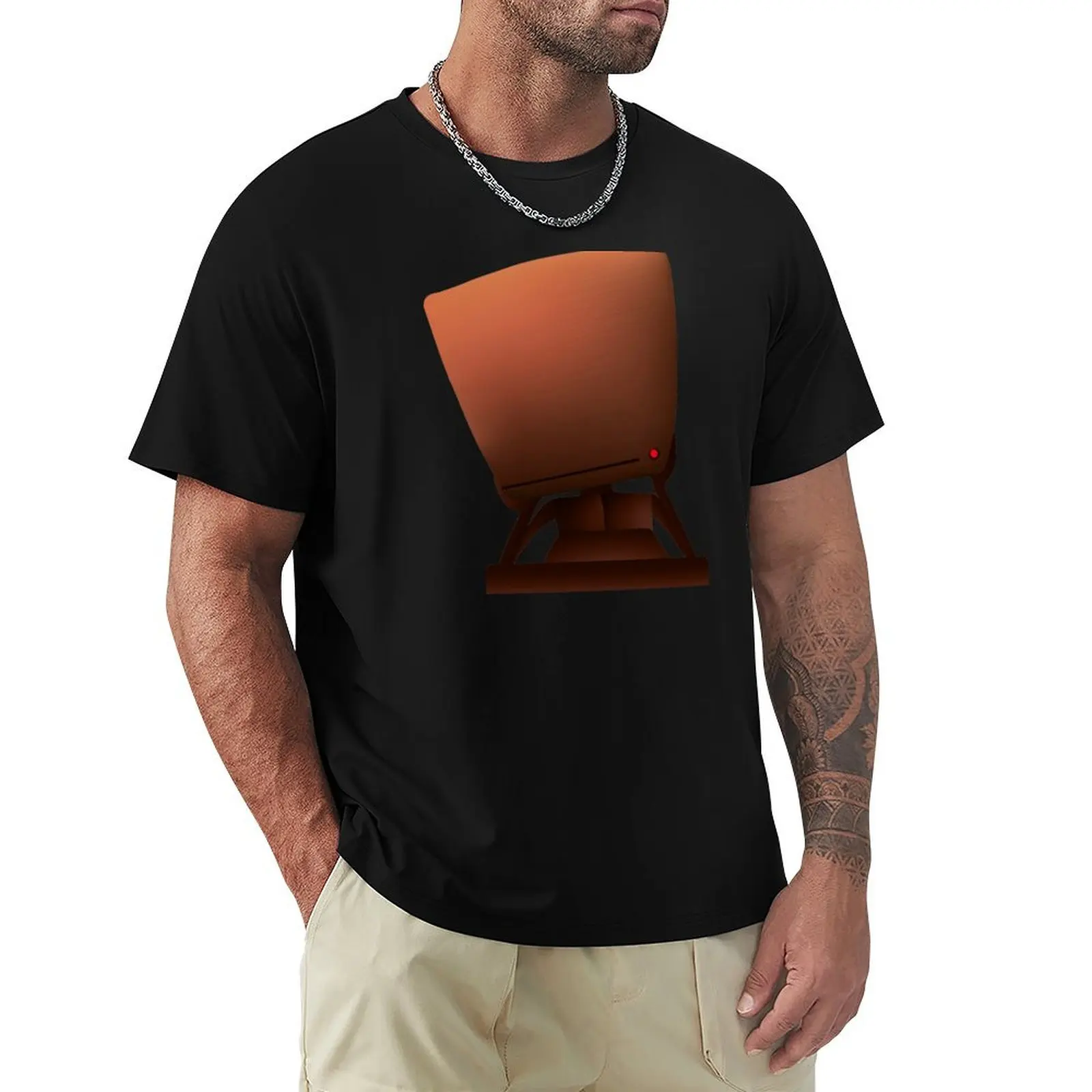 

H2G2 - deep thought - 42 T-Shirt tops Man t-shirt Luxury man black t-shirts for men