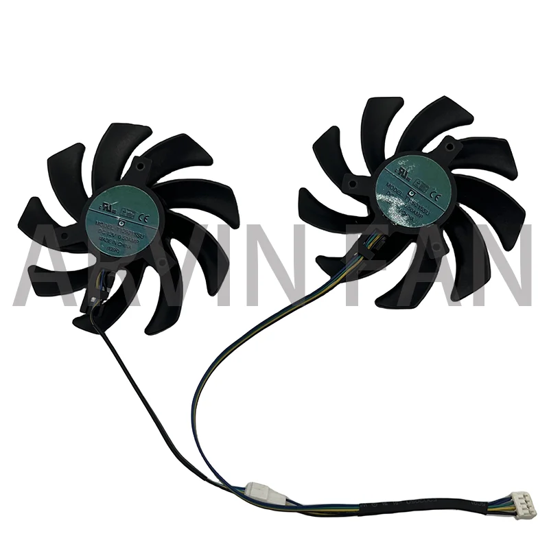 

2Pcs/Set T129215SU,GPU Cooler,Graphics Fan,For GTX1080 8G OEM,For RTX 3060 Ti,For RX 6700XT 12G RX5700 Cards