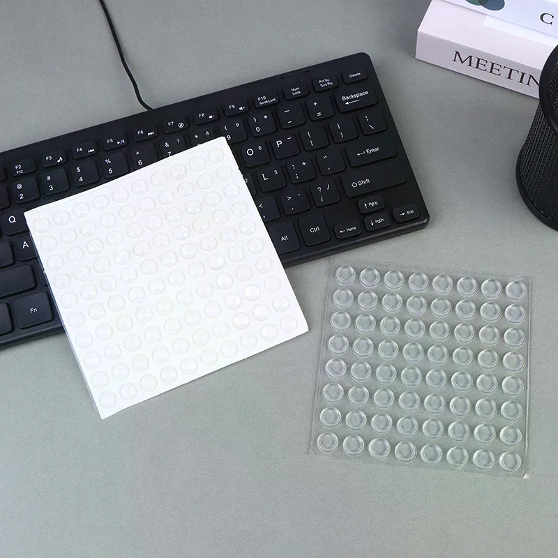 64/100Pcs Long Nail Silicone Keyboard Keycaps Transparent Comfortable Protector For Long Nail Art Typing Tools