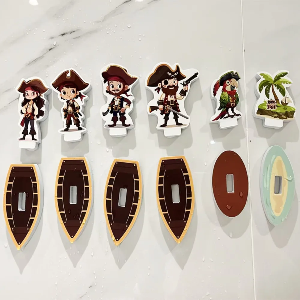 

EVA Material Children's Water Toys Puzzle Design Bathing Fun Bathroom Toys Strike Pirates Water Play Baby Bathing Toys
