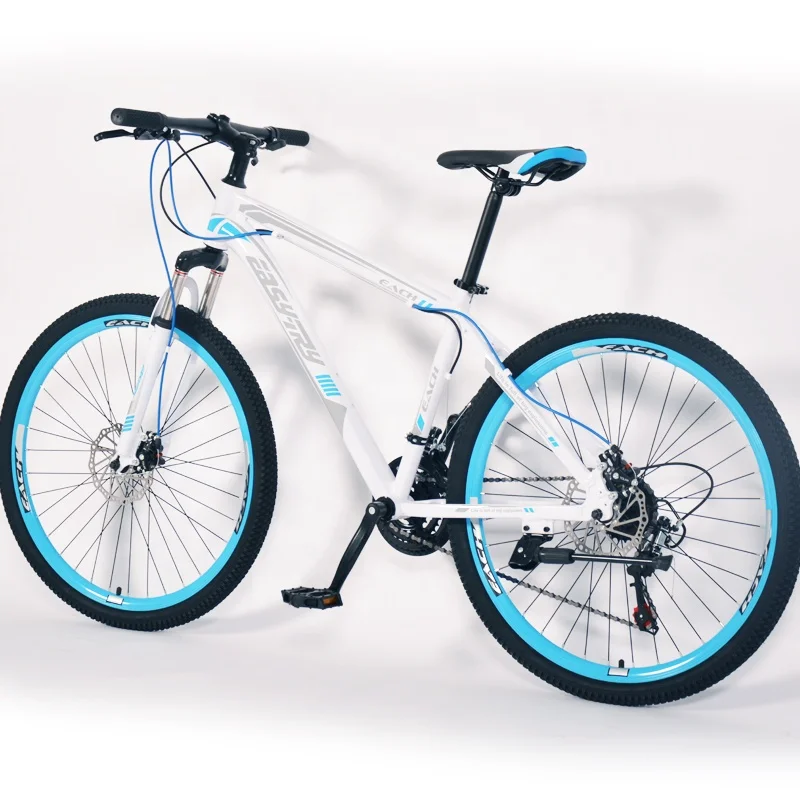 Bicicleta de Montaña para Adultos de Alta Calidad Personalizada, 21 Velocidades, Sistema de Frenos de Disco, Horquilla de Acero, Palanca de Cambios de Pulgar, Llantas de Aluminio, Precio al por Mayor