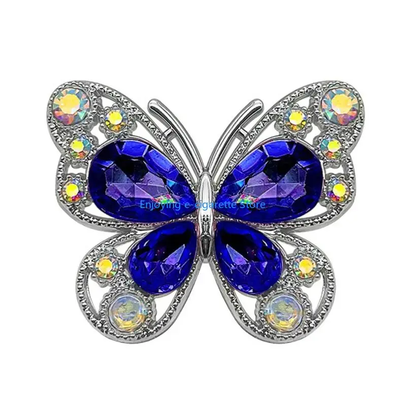 2PCS glitzernde Schmetterlings-Kopfhörerdekorationen aus Legierung für stilvolle Personalisierung, modischen Charme Y4QF – Detail 4