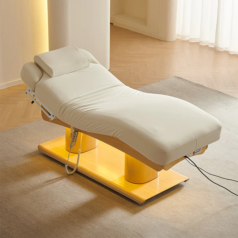 High-End Beauty Bed Massage Bed Tuina Bed Beauty Salon Special Latex Integrated Lifting Therapy Bed