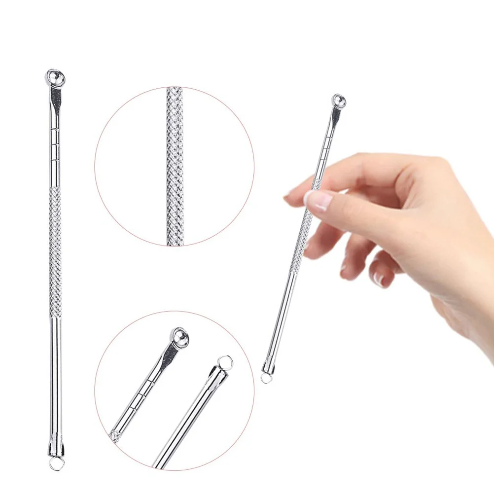 

1Set Needle Stainless Steel 15x9x3.3cm Acne Removal Tool Facial Cleansing Kit Storage Case Portable