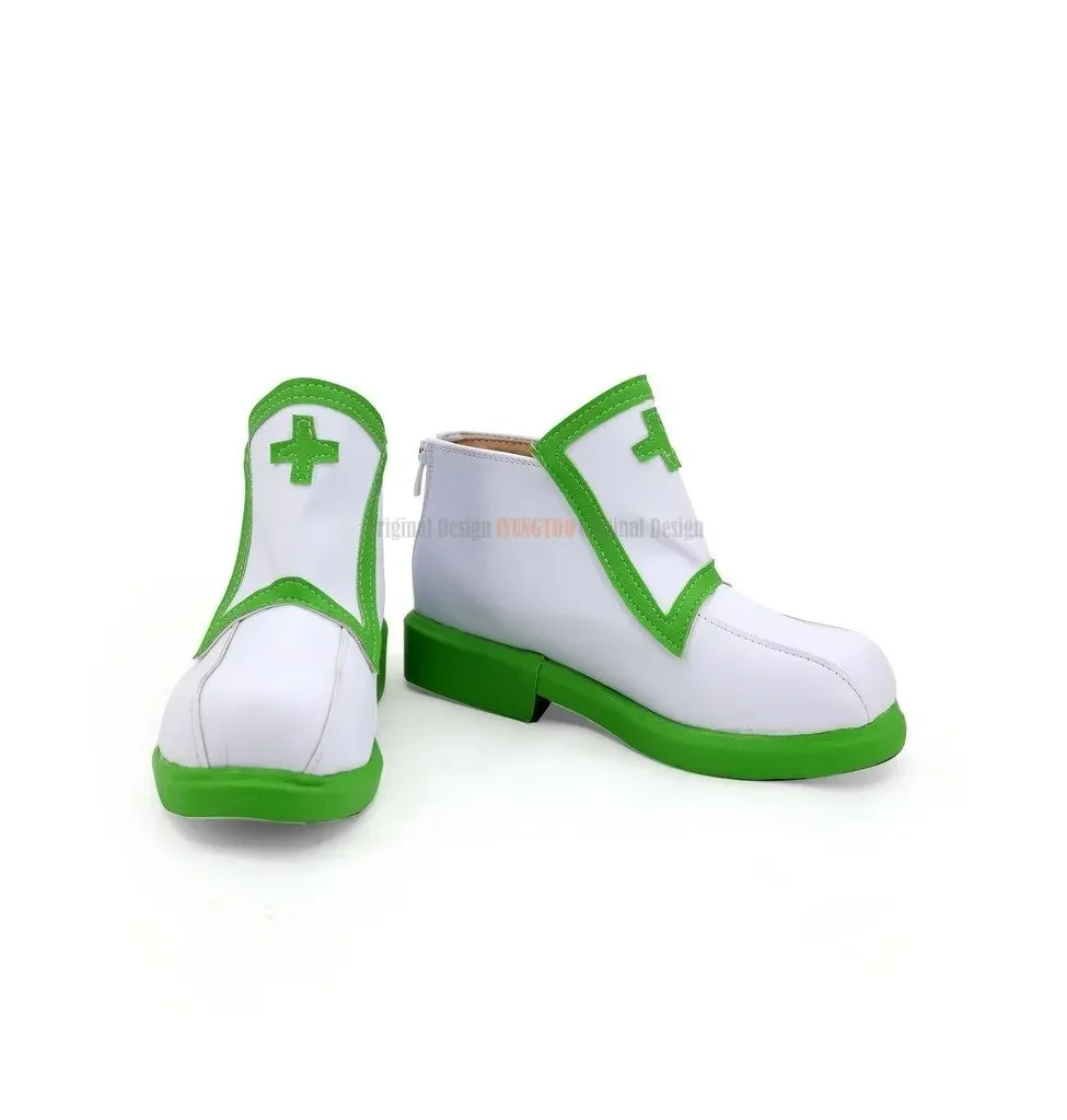 SAO Leafa Shoes Cosplay Sword Art Online Kirigaya Suguha Leafa Cosplay Shoes Green Boots Custom Made