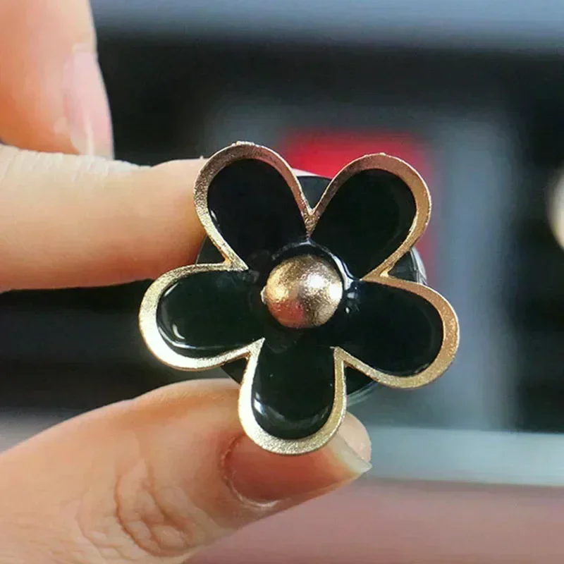 

Милый цветочный держатель для вентиляционных отверстий автомобиля, для кондиционеров и декора интерьера