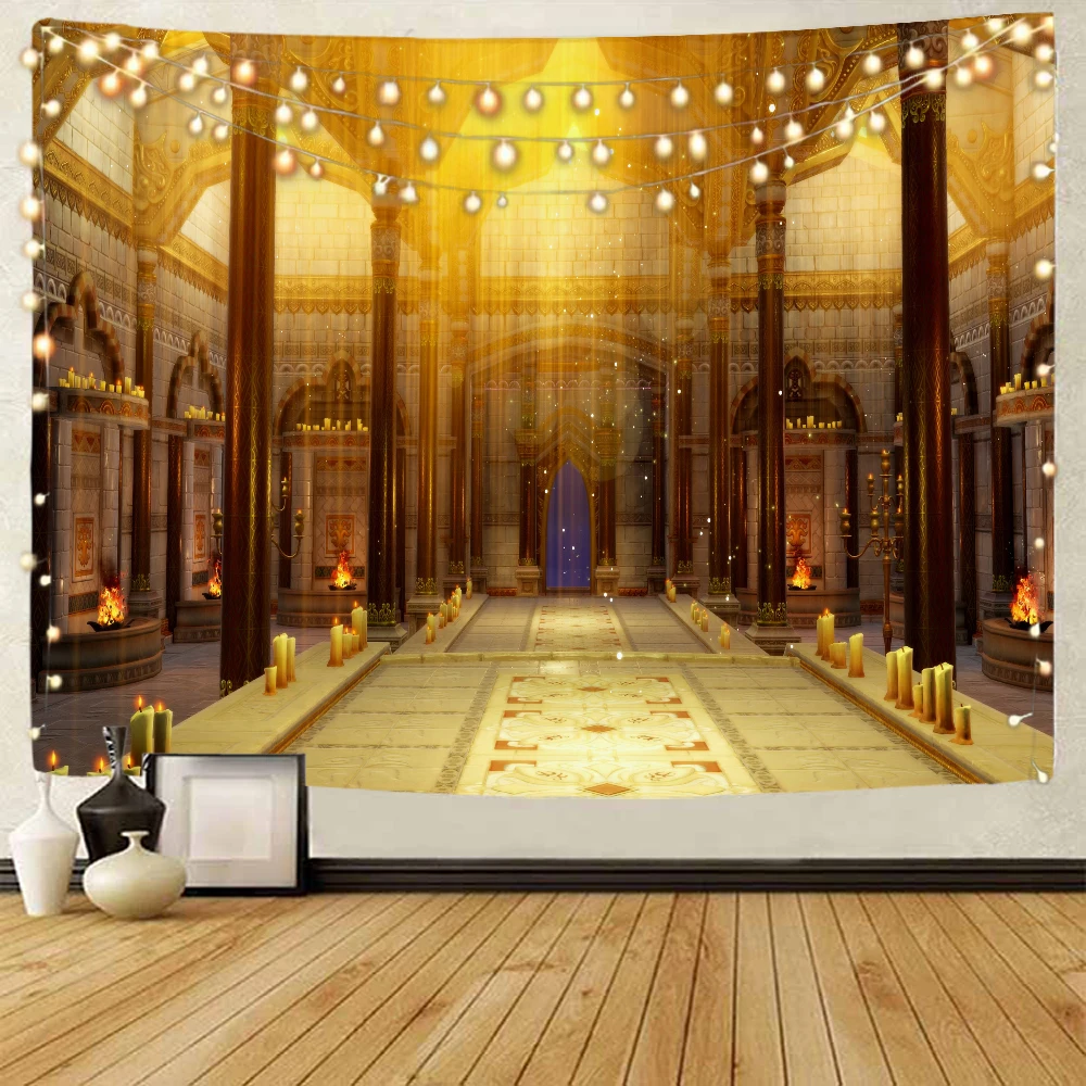 

Fantasy Gate Background Decoration Tapestry Game Fantasy Gate Background Decoration Tapestry Home Background Decoration Tapestry