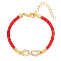 Lucky Red Rope Infinity Love Couple Bracelet for Women Men Trendy Handmade Adjustable Bracelets Friendship Jewelry Gifts