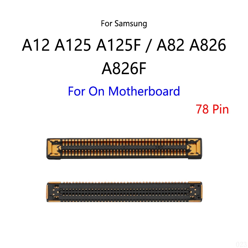 

2PCS/Lot For Samsung Galaxy A12 A125 A125F A125DS A82 A826 A826F LCD Display Screen FPC Connector Port On Mainboard / Flex Cable