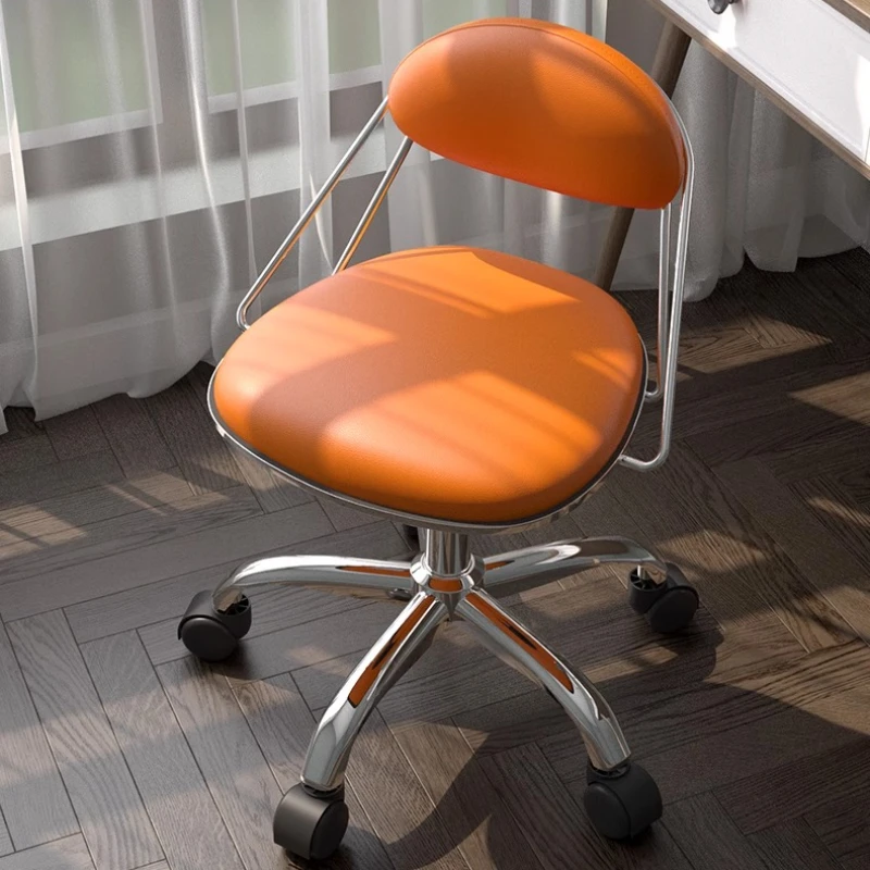 

‌Ergonomic Office Chair Adjustable Height Rolling Computer Desk Chair Modern Leisure High Stool for Home/Study Office Furniture