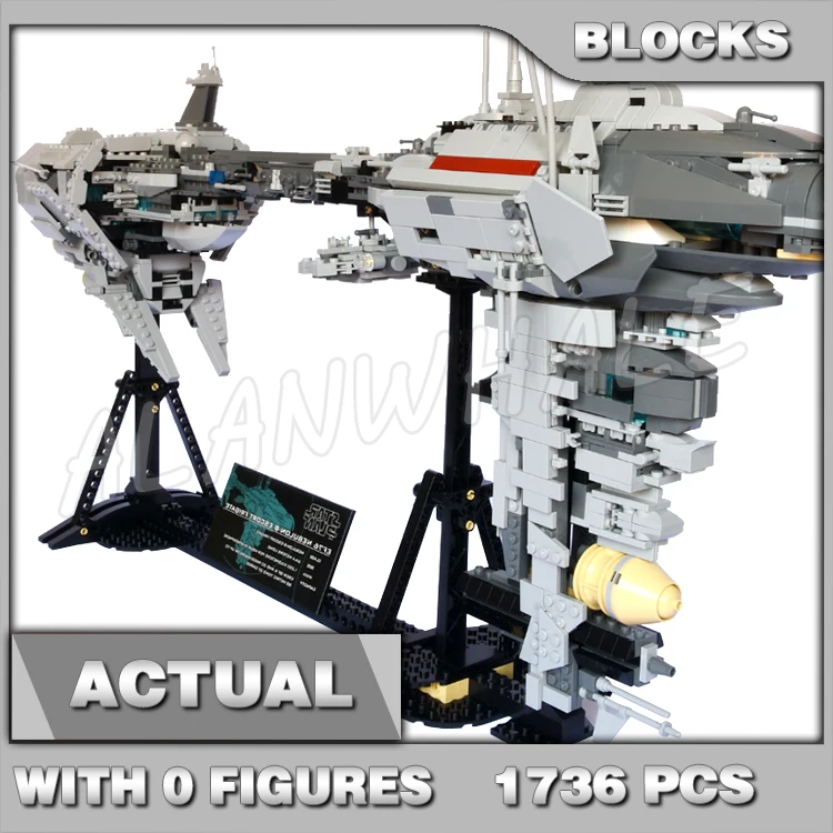 

1736 шт., звездный план, модель Nebulon, B, медицинский фригат 05053, строительные блоки, игрушка, совместимая с моделью