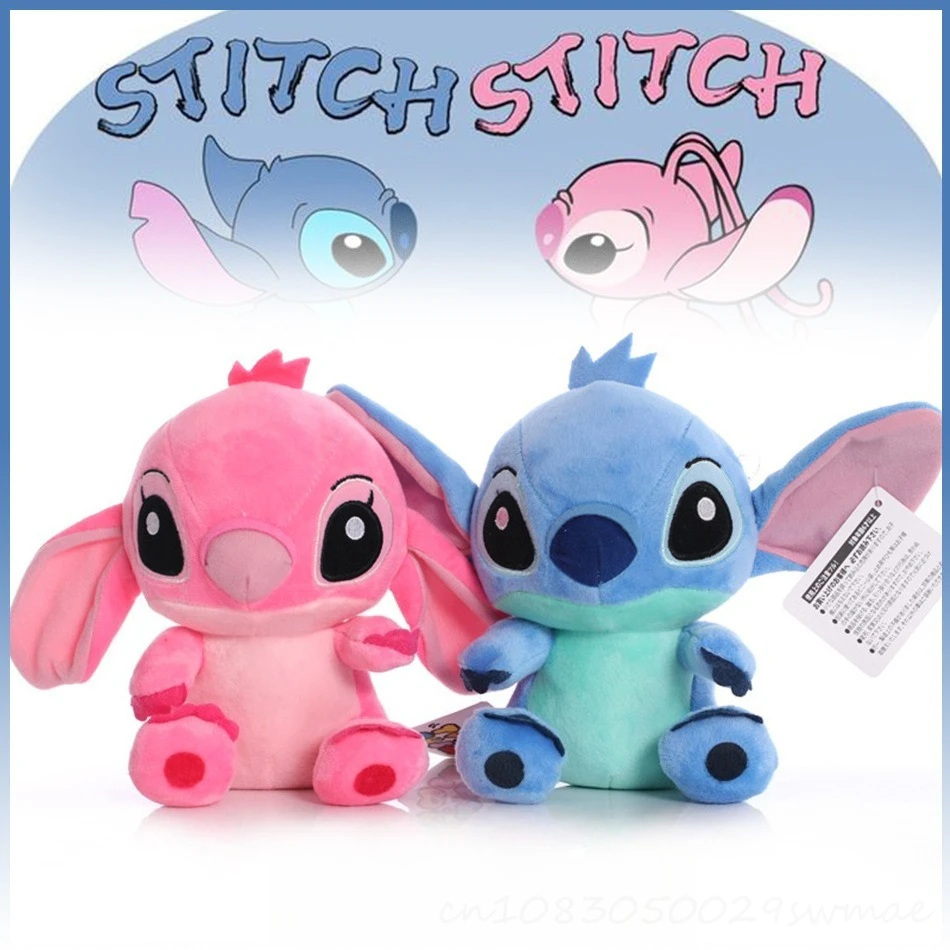 18-20cm Stitch Stuffed Plush Models Cartoon Stuffed Plush Dolls Anime Plush Baby Toys Kawaii Kids Birthday Gift