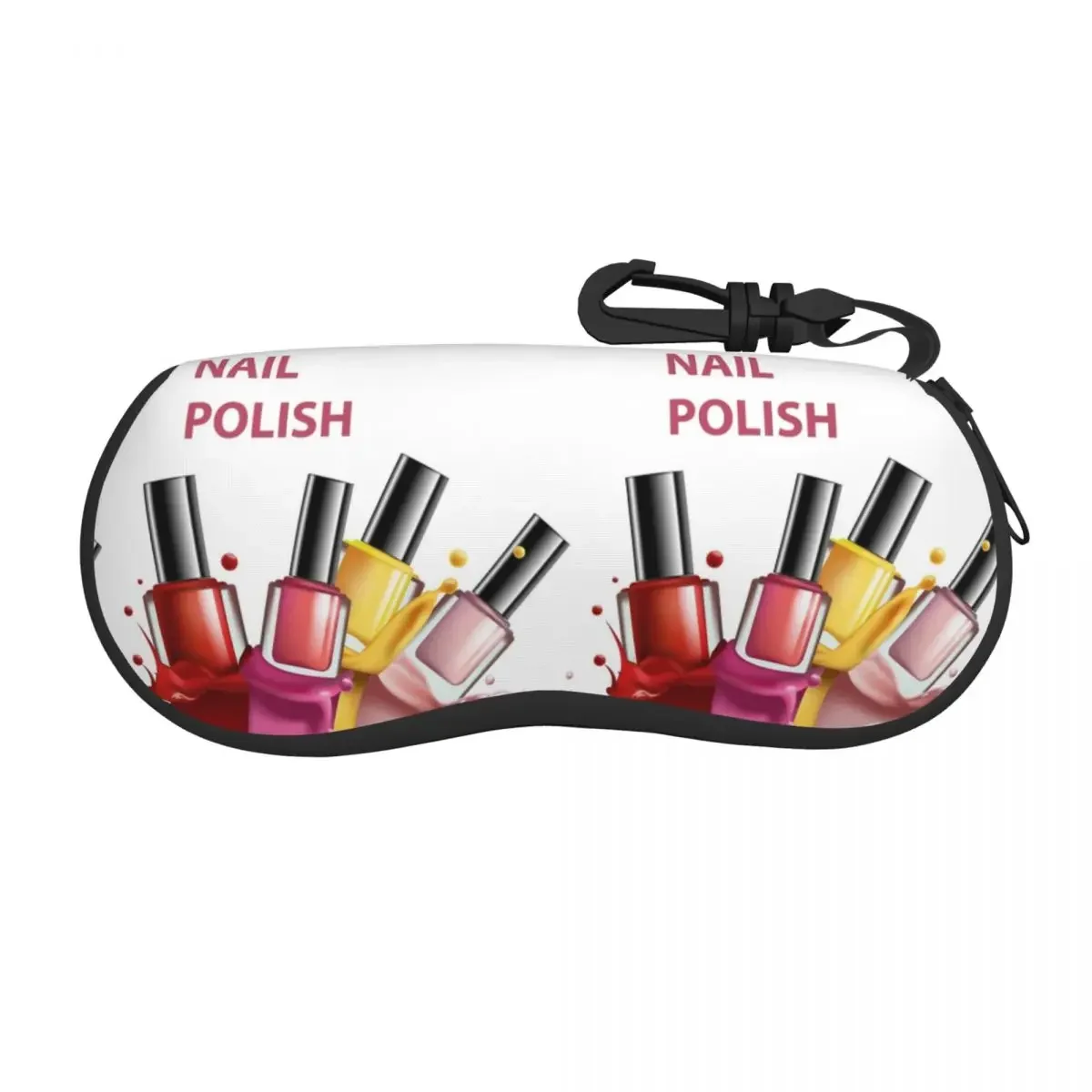 kolorowy lakier do paznokci Splatter etui na okulary przeciwsłoneczne neoprenowy zamek błyskawiczny Manicure manikiurzystka Shell etui na okulary pudełko ochronne na okulary