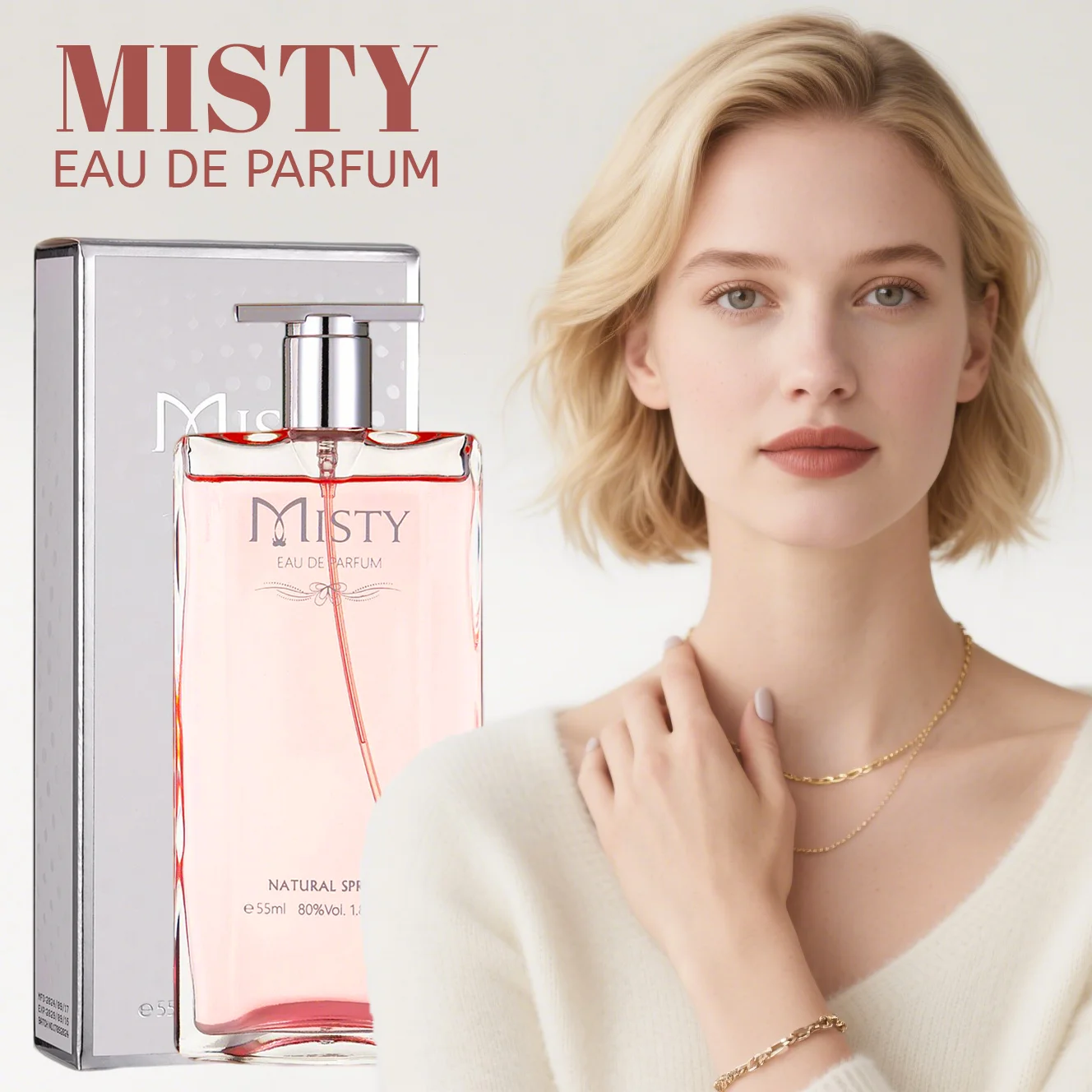 

Women's Floral Perfume Spray, 55ML/1.8oz Sandalwood Vanilla, 6-8 Hours Long Lasting, perfume for women long lasting, Birthday