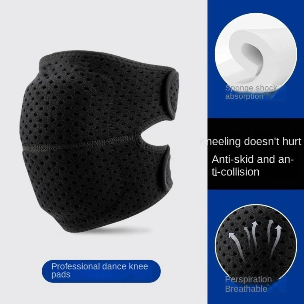 

1pcs Thickened Sponge Sports Compression Knee Pads Anti-collision Breathable Elastic Knee Protector Shock-absorbing