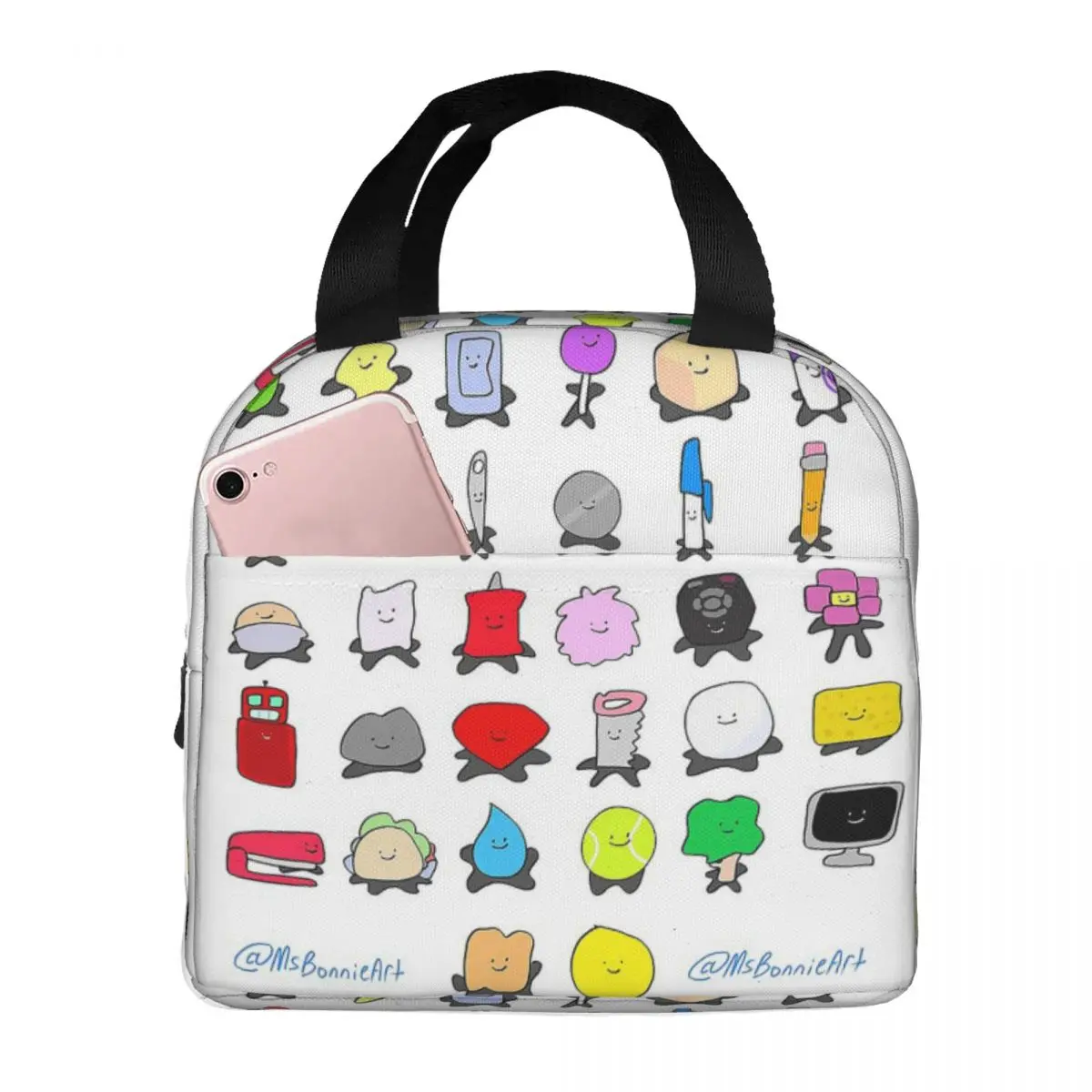 Bfdi All Contestants Pack Part Lunch Bags Insulated Bento Box Lunch Tote Leakproof Picnic Bags Cooler Thermal Bag for Woman