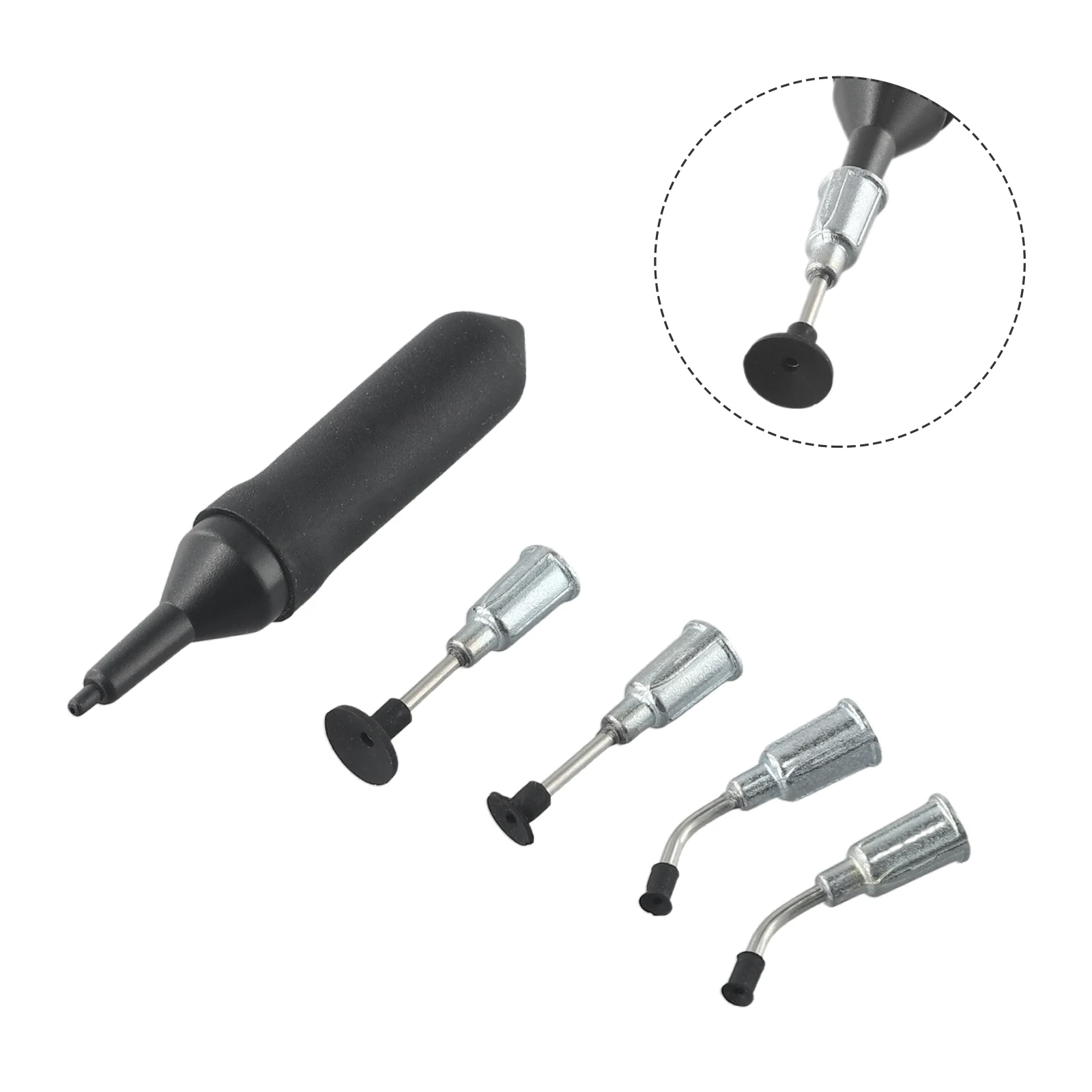 Anti-static Vacuum Sucking Suction Pen Set For Solder Desoldering IC Tweezer Pick Up Hand Tool With 4 Sucker Head Tool Parts