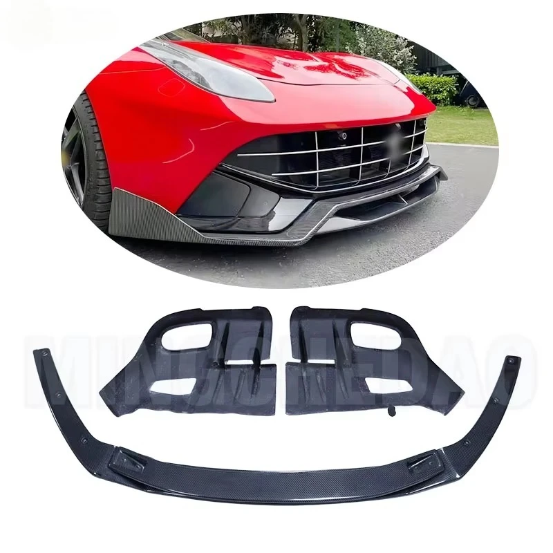 

For Ferrari F12 Berlinetta Body Kit DMC Style 3K Carbon Fiber Front Lip Rear Diffuser Rear Spoiler Exterior Kits
