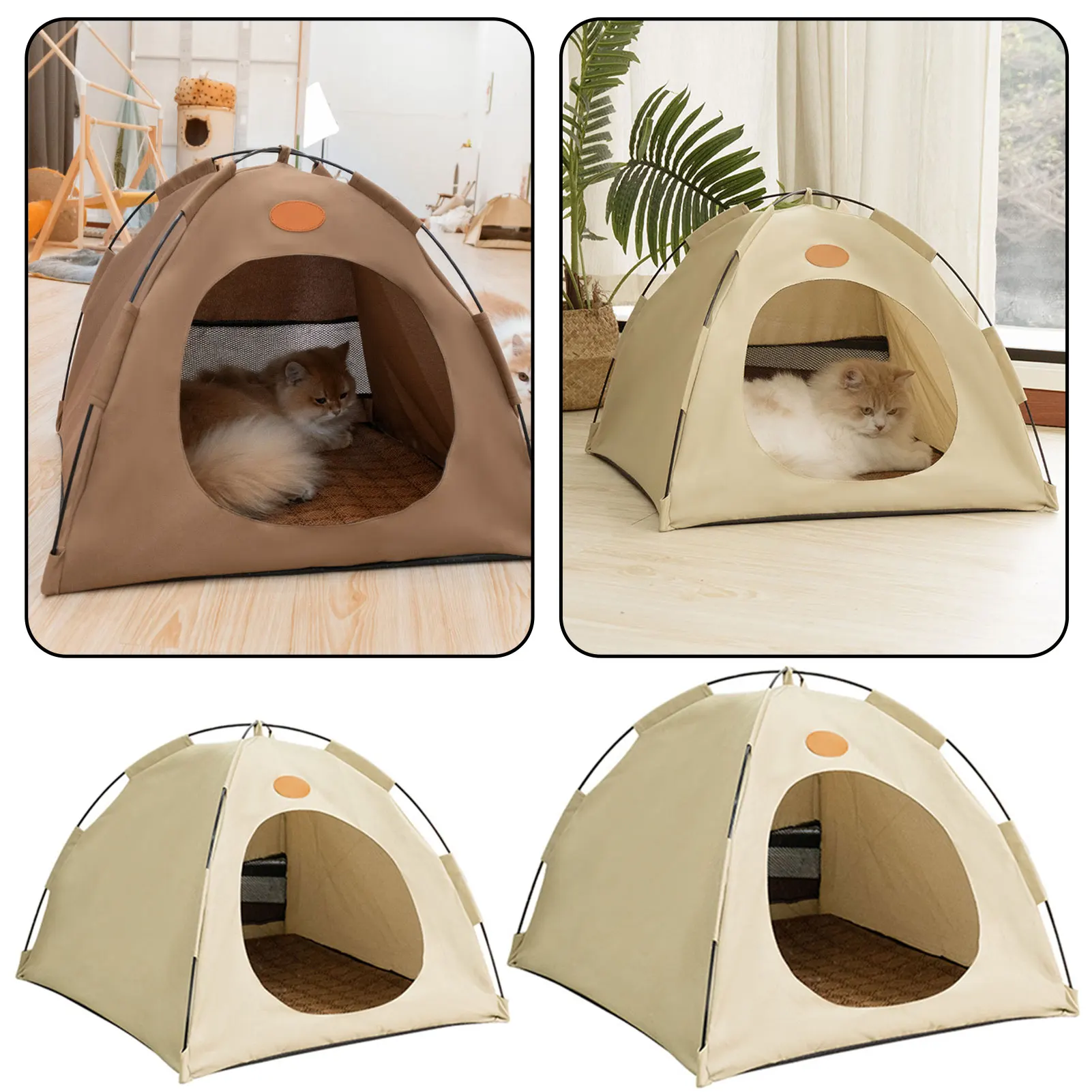 

Всплывающая палатка для домашних животных, портативная, дышащая, не разбрасывающаяся, кошачий домик, летняя и весенняя, для домашних животных, для дома и улицы