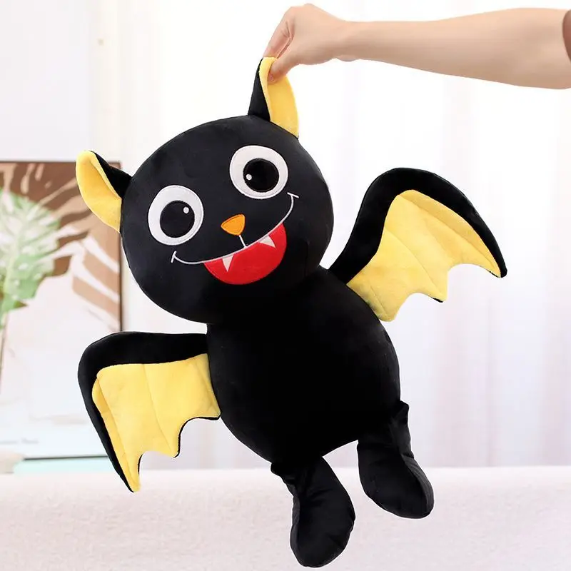 Dark Demon Bat Figurine, Halloween Plush Pillow, Halloween Creative And Funny Gift, Home Decoration