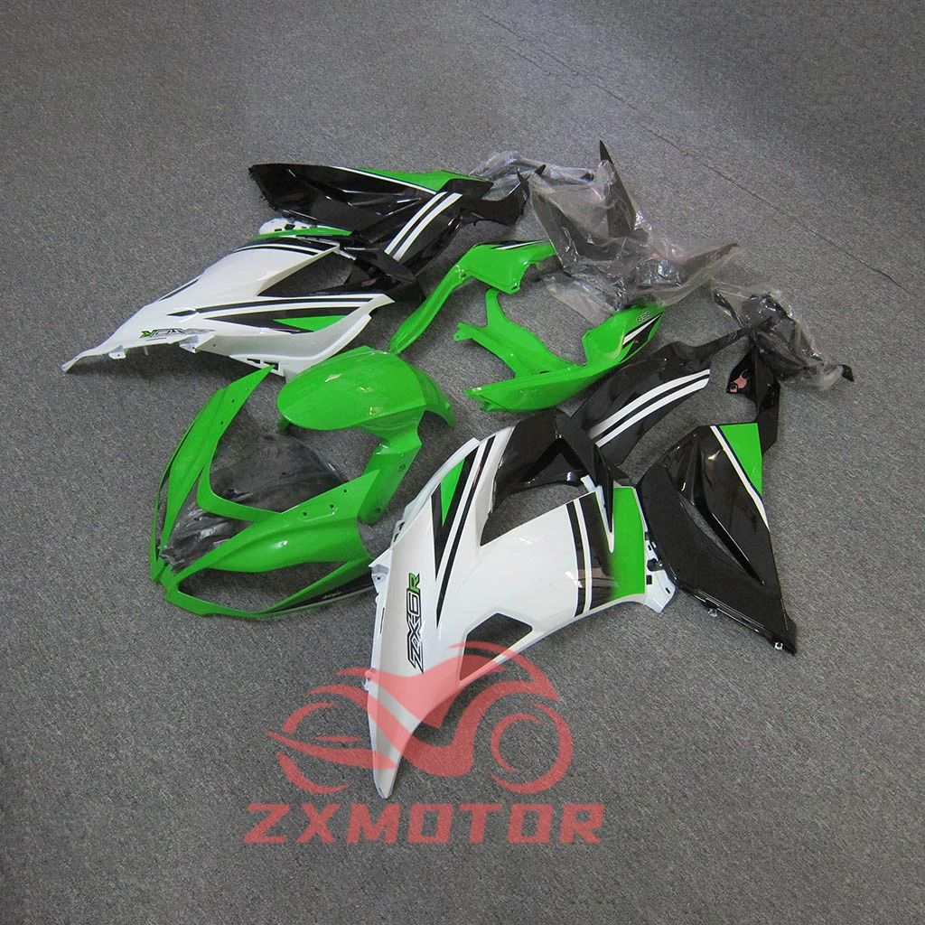 For Ninja ZX6R 2013 2014 2015 2016 2017 2018 Fairng Kit ZX-6R 13 14 15 16 17 18 Motorcycle Fairings Set Bodywork Panel Fit