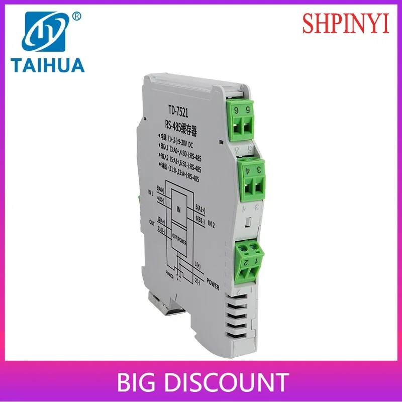 

Изолированный повторитель в клетке RS-485 Усиленный и изолированный сигнал