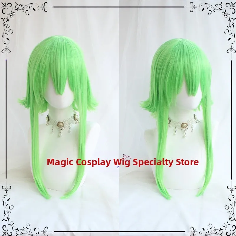 ライトグリーンのコスプレウィッグ-vocaloid-グミ用-パフォーマンスコスチューム-マジックウィッグ-アニメコスプレアクセサリー-在庫あり-漫画キャラクター
