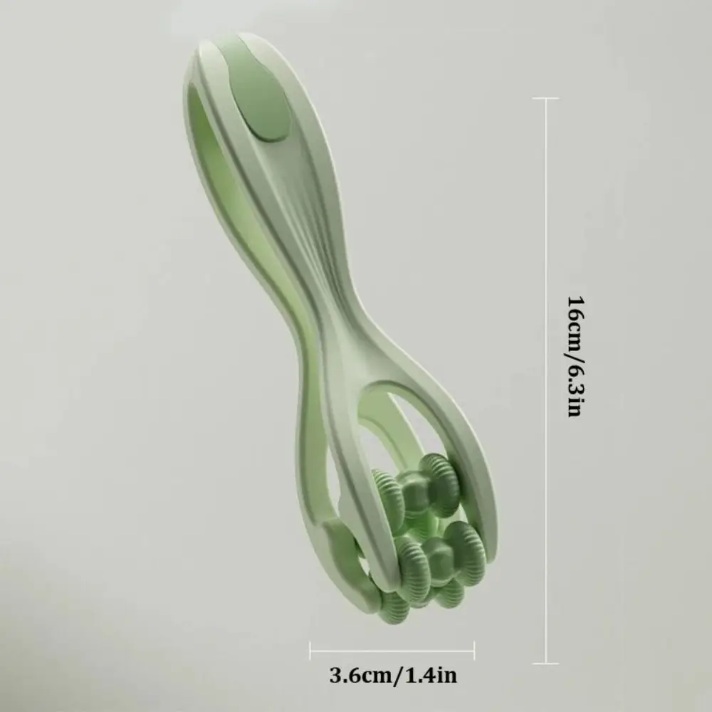 Practical Double Roller Hand Massager Handheld Plastic Health Care Product Massage Mouse Finger Massager