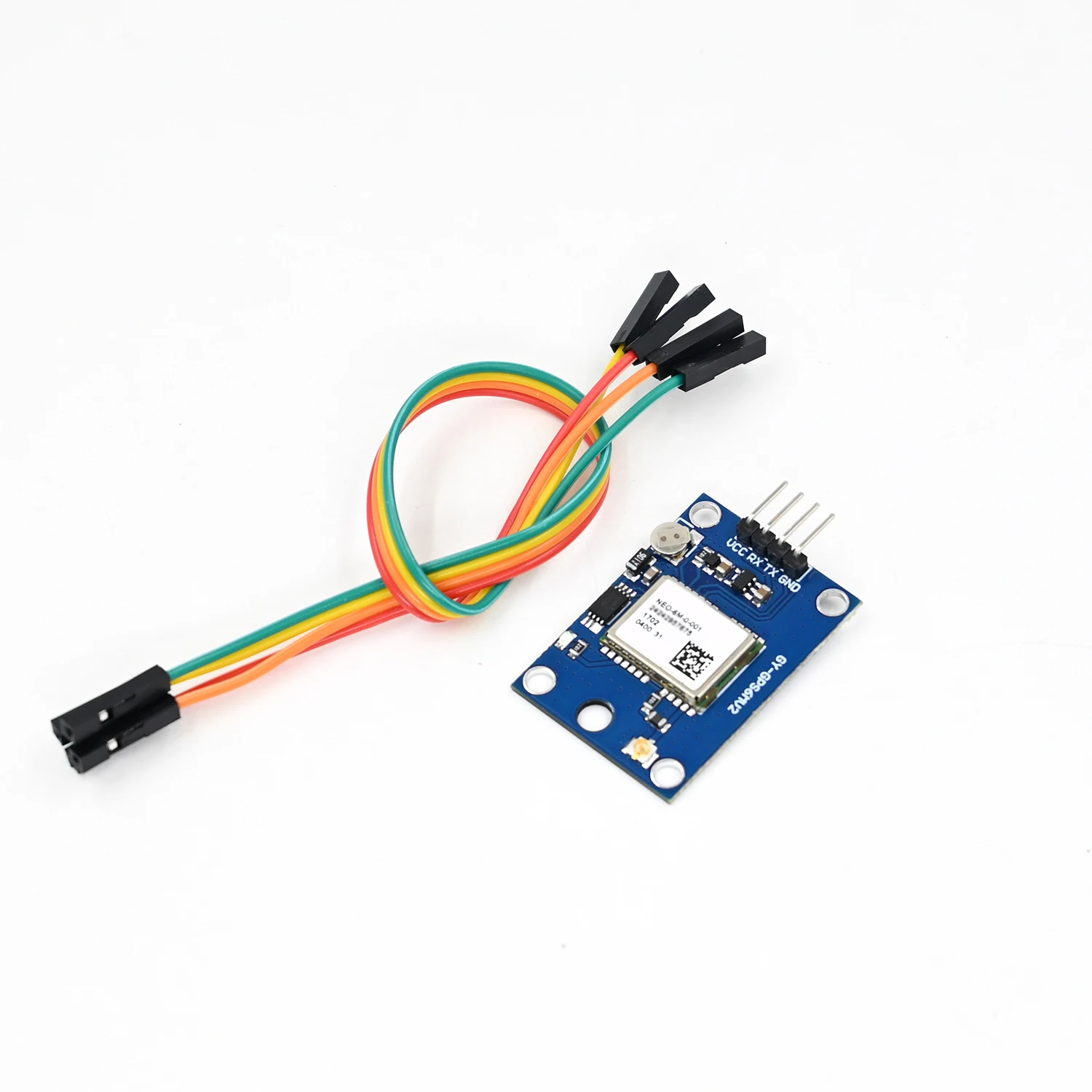 QUESCAN NEO 6M GPS Module with IPX Active Antenna Serial port TTL for Arduino RPI 51,NMEA 2.3 3.3-5V 9600 baudrate