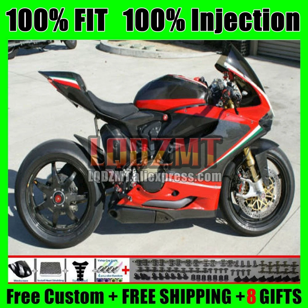 OEM Body For DUCATI Panigale 959 1299 Red black S R 15 16 17 18 123No.90 959R 1299R 959S 1299S 2015 2016 2017 2018 Fairings