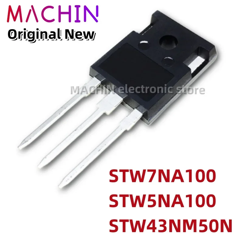 1pcs STW7NA100 STW5NA100 STW43NM50N TO247 MOS FET TO-247