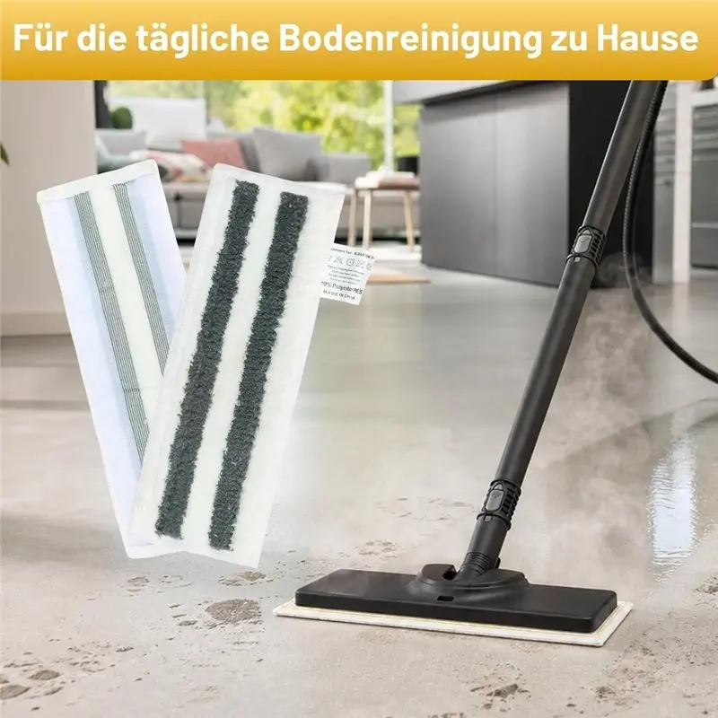 A23F-Set Of 14 Mop Covers Microfiber For Karcher SC 2/3/4/5 Easyfix Steam Cleaner, Floor Cloths& Hand Nozzle Covers