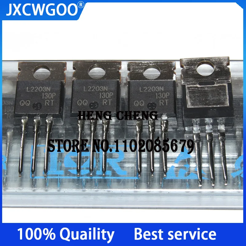 10PCS  IRL2203NPBF  IRL2203N  L2203N TO-220 N-Channel 30v/116a in-line MOSFET New original