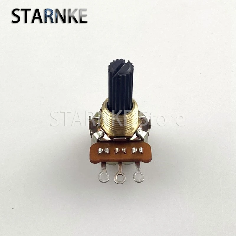 1PCS SN-10621 16 Type B500Ω 3-Pin Single Potentiometer Threading Hole Pin Flower Shaft Length 20mm