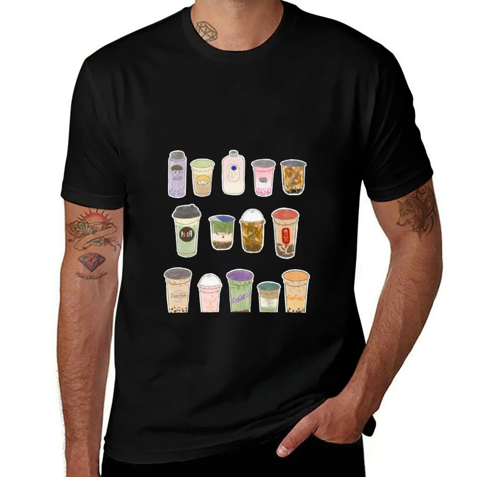Bubble Tea Sheet T-Shirt Holiday Lightweight T-Shirt