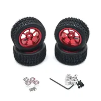 Metal Upgrade Metal Wheel Tire for Wltoys WPL MN LC JJRC HL Remote Control Car