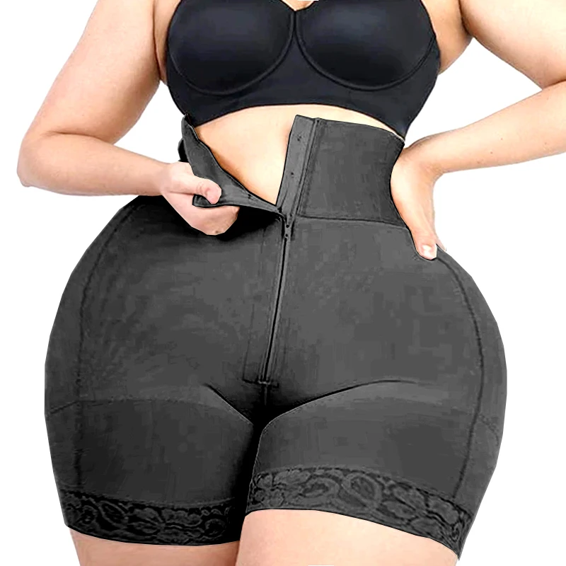 

AfruliA Тренажер с высокой талией Body Shaper Тонкие трусики с контролем живота Корректирующее белье для ягодиц BBL Шорты Корсет Fajas Колумбийский пояс