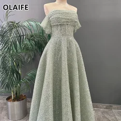 Prom Dresses 2024 Shiny Sequins robes de soirée فساتين حفلة موسيقية вечернее платье A Line vestido de noche largo fiesta