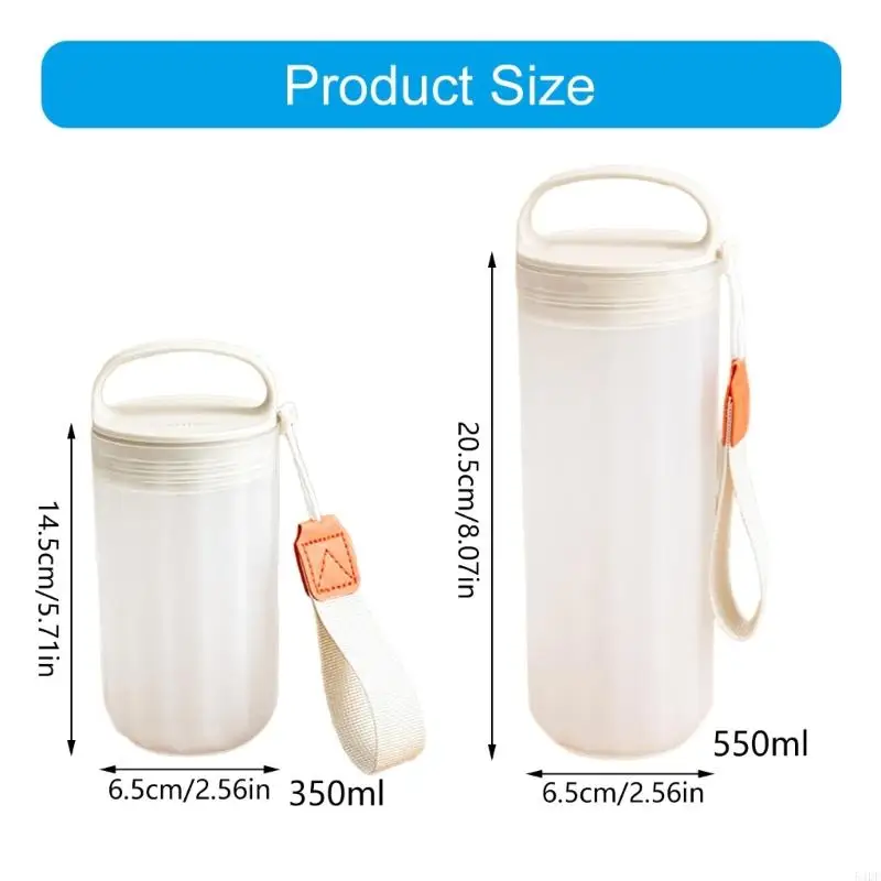 54DF حاوية تخزين أغذية الأطفال درجة الغذاء للسفر مسحوق الحليب الأساسي الحفاظ على صندوق منظم 350 مللي/550 مللي #6