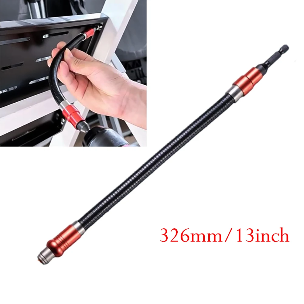 

1 шт., 13-дюймовые гибкие удлинители для сверл, держатели для отверток, шестигранные, быстрая смена для электрической дрели, детали электроинструмента