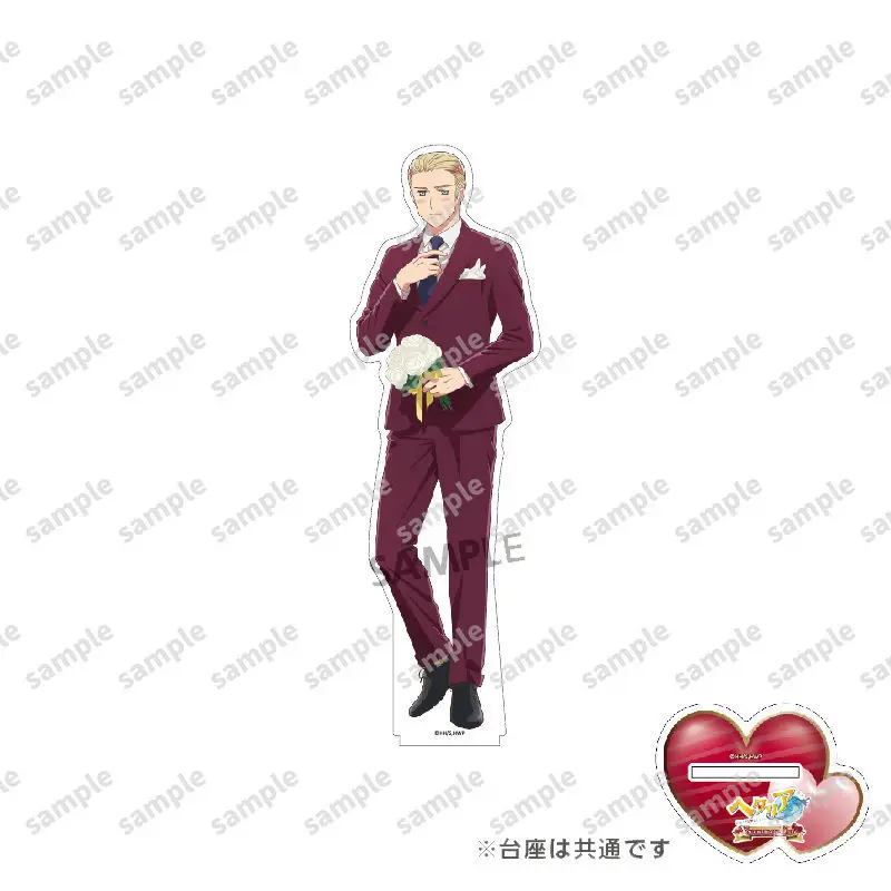 Anime Hetalia: Axis Powers Figures AMERICA FRANCE RUSSIA Acrylic Stands Model Plate Desk Decor Prop Valentine Style Gift 15CM