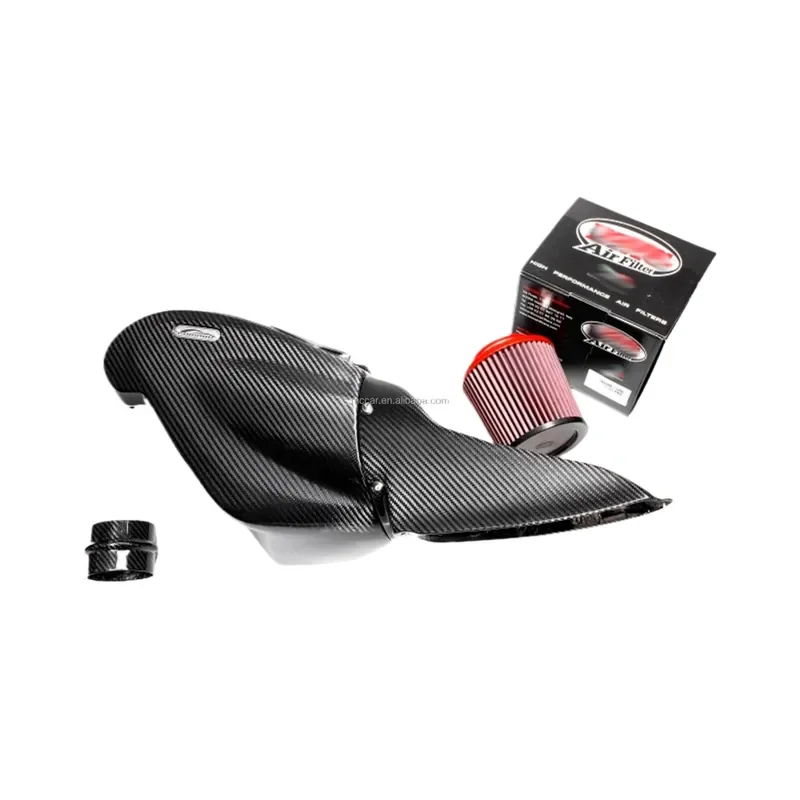 【2026 Hot Selling】 Faster Response Real Dry Carbon Air Intake Manifold for A6 A7 3.0T 2.5L 2013-18 Racing Version Cold