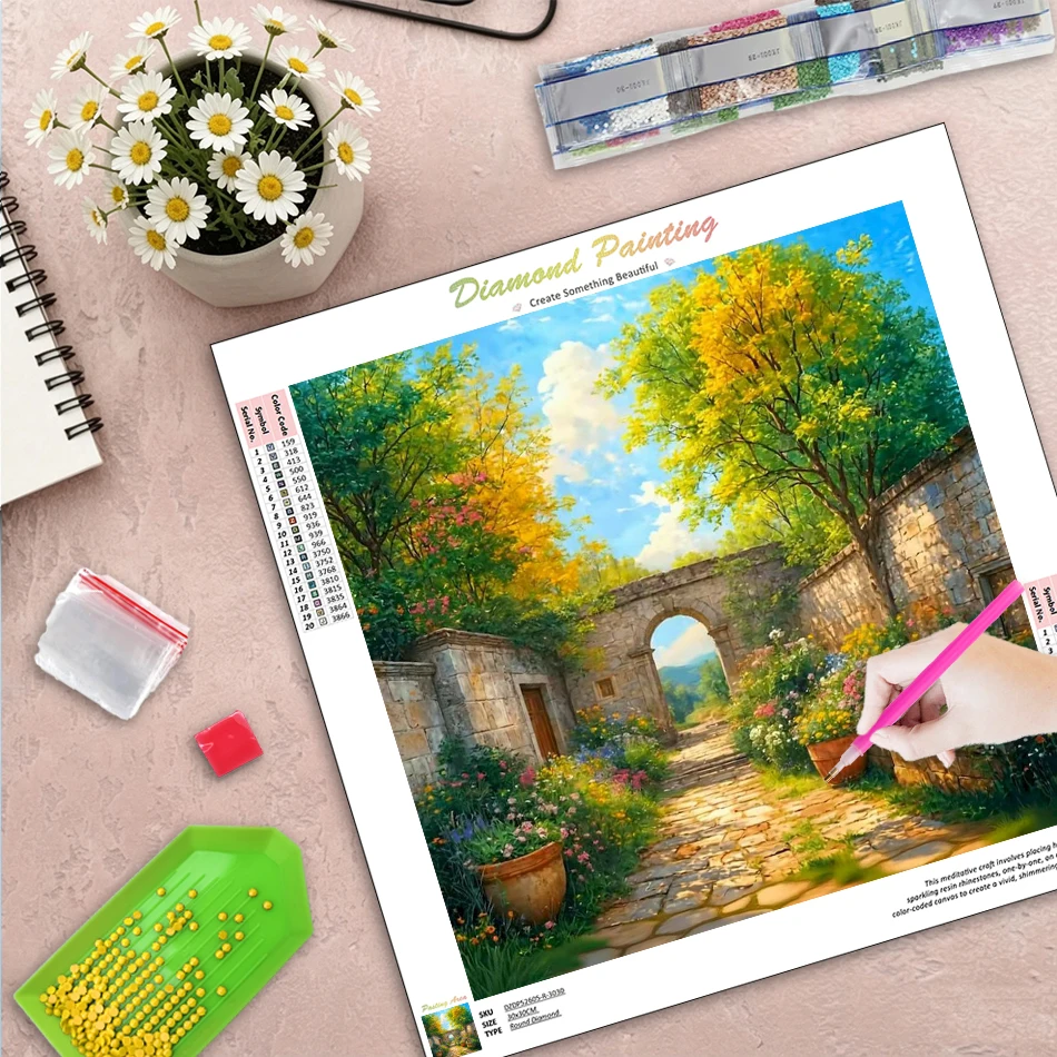 Art Craft Village - GATYZTORY Village Diamond Painting Kits Diy
